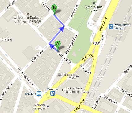 Mapy Google – R?žová ulice 15 110 00 Praha 1